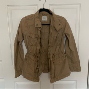 Old Navy Beige Army Jacket (Size XS)